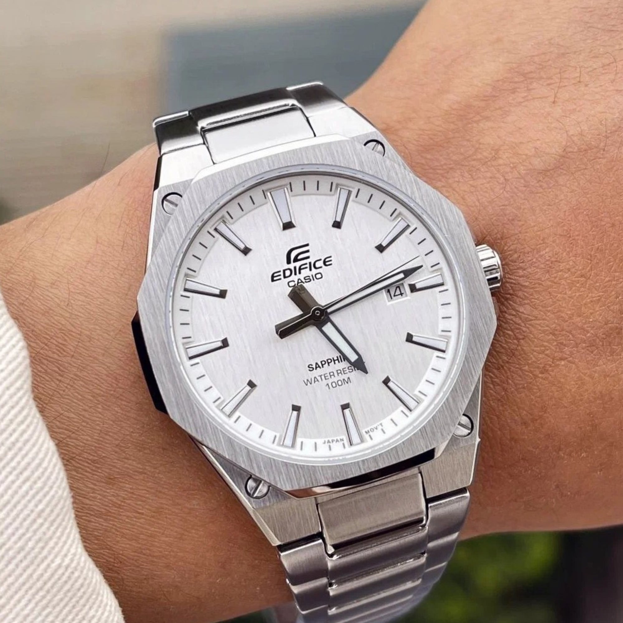 RELOJ EDIFICE - ELEGANTE PLATEADO  | EDI-4 | EDI-5  | EDI-6 | EDI-7 | EDI-8 PARA HOMBRE