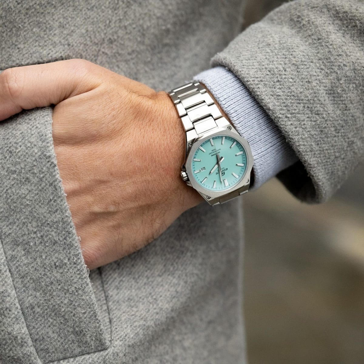 RELOJ EDIFICE - ELEGANTE PLATEADO  | EDI-4 | EDI-5  | EDI-6 | EDI-7 | EDI-8 PARA HOMBRE