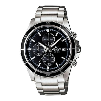 RELOJ EDIFICE EFR-526D-1AVUDF EDI-OG-9 CASUAL - COLOR PLATEADO NEGRO