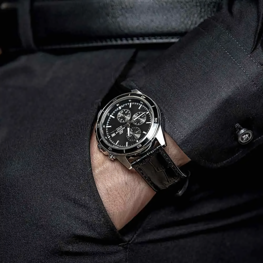 RELOJ EDIFICE EFR-526L-1AVUDF| EDI-OG-7 CASUAL - COLOR NEGRO