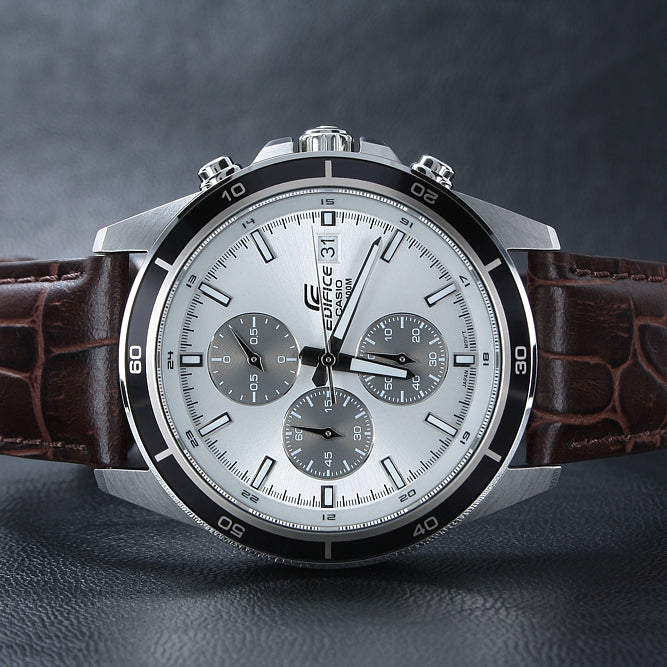 RELOJ EDIFICE EFR-526L-7A | EDI-OG-6 - COLOR MARRÓN - BLANCO