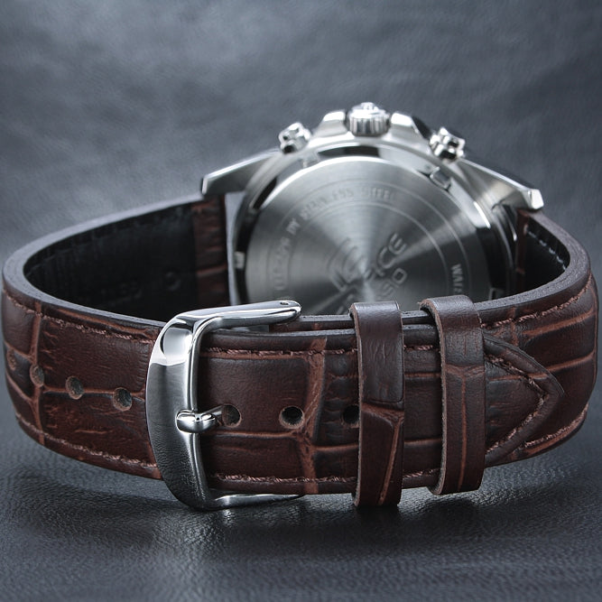 RELOJ EDIFICE EFR-526L-7A | EDI-OG-6 - COLOR MARRÓN - BLANCO