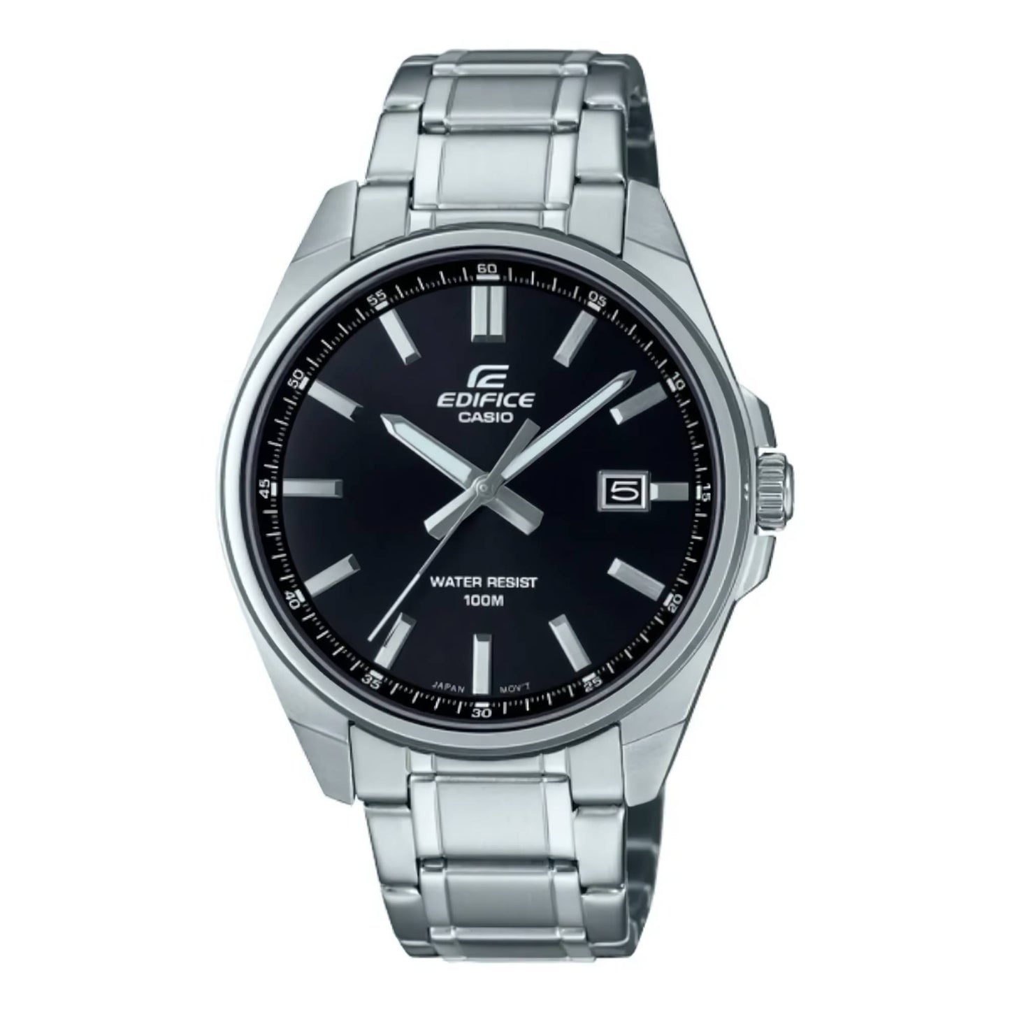 RELOJ EDIFICE EFV-150D-1AVUDF EDI-OG-11 CASUAL - COLOR PLATEADO NEGRO