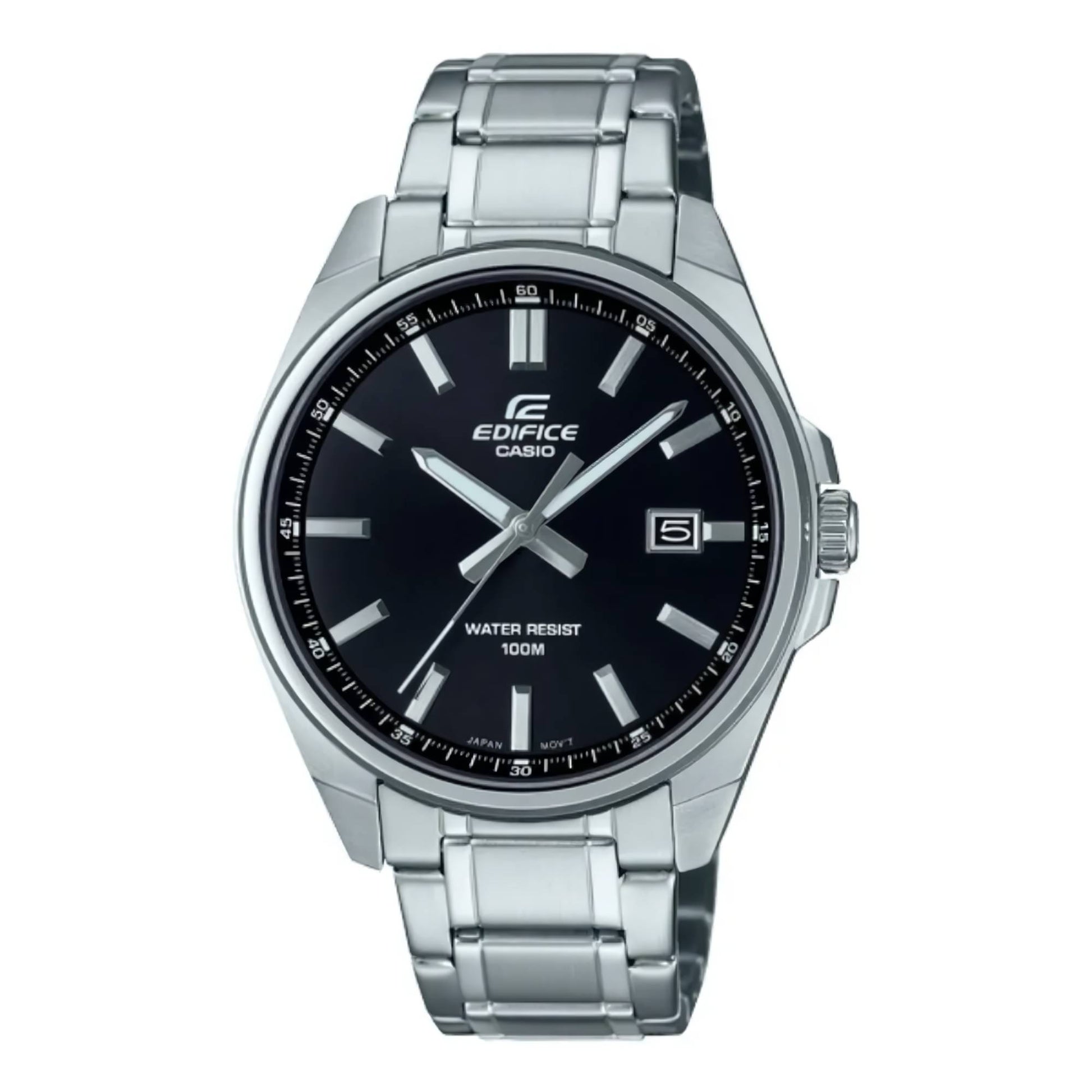 RELOJ EDIFICE EFV-150D-1AVUDF EDI-OG-11 CASUAL - COLOR PLATEADO NEGRO