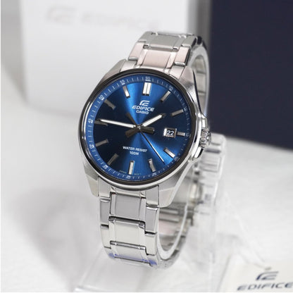 EFV-150D | RELOJ CASIO EDIFICE ORIGINAL ACERO NEGRO AZUL | EDI-OG-11,  EDI-OG-12