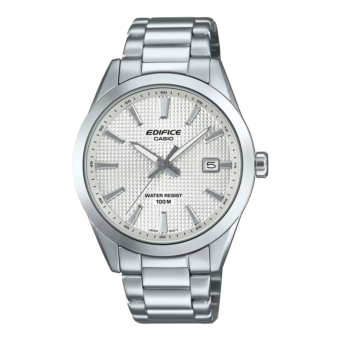 RELOJ EDIFICE EFV-160D-7AVDF EDI-OG-15 CASUAL - COLOR PLATEADO BLANCO