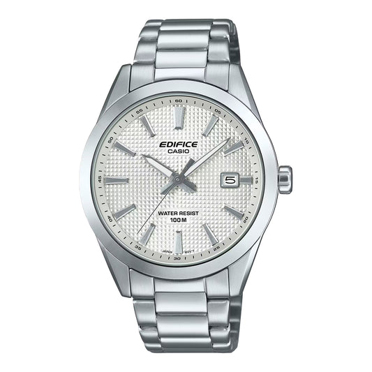 RELOJ EDIFICE EFV-160D-7AVDF EDI-OG-15 CASUAL - COLOR PLATEADO BLANCO