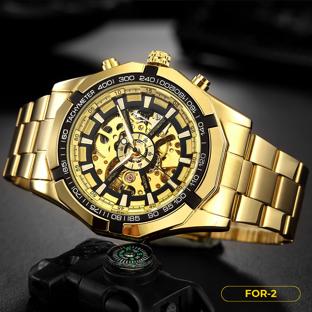 RELOJ FORSINING ORIGINAL ELEGANTE  DORADO | FOR-2 (3)