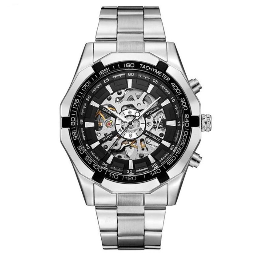 RELOJ FORSINING ORIGINAL ELEGANTE PLATEADO PARA HOMBRE | FOR-3