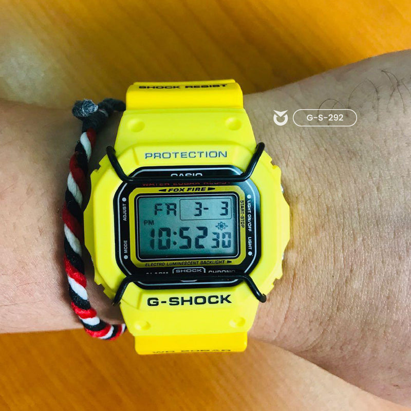 RELOJ G-SHOCK - AMARILLO SUPORT DANGER  DW-5600  G-S-292 (3)