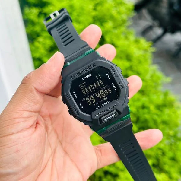 RELOJ G-SHOCK - DEPORTIVO NEGRO CON VERDE GBD-200 PARA HOMBRE | G-S-360