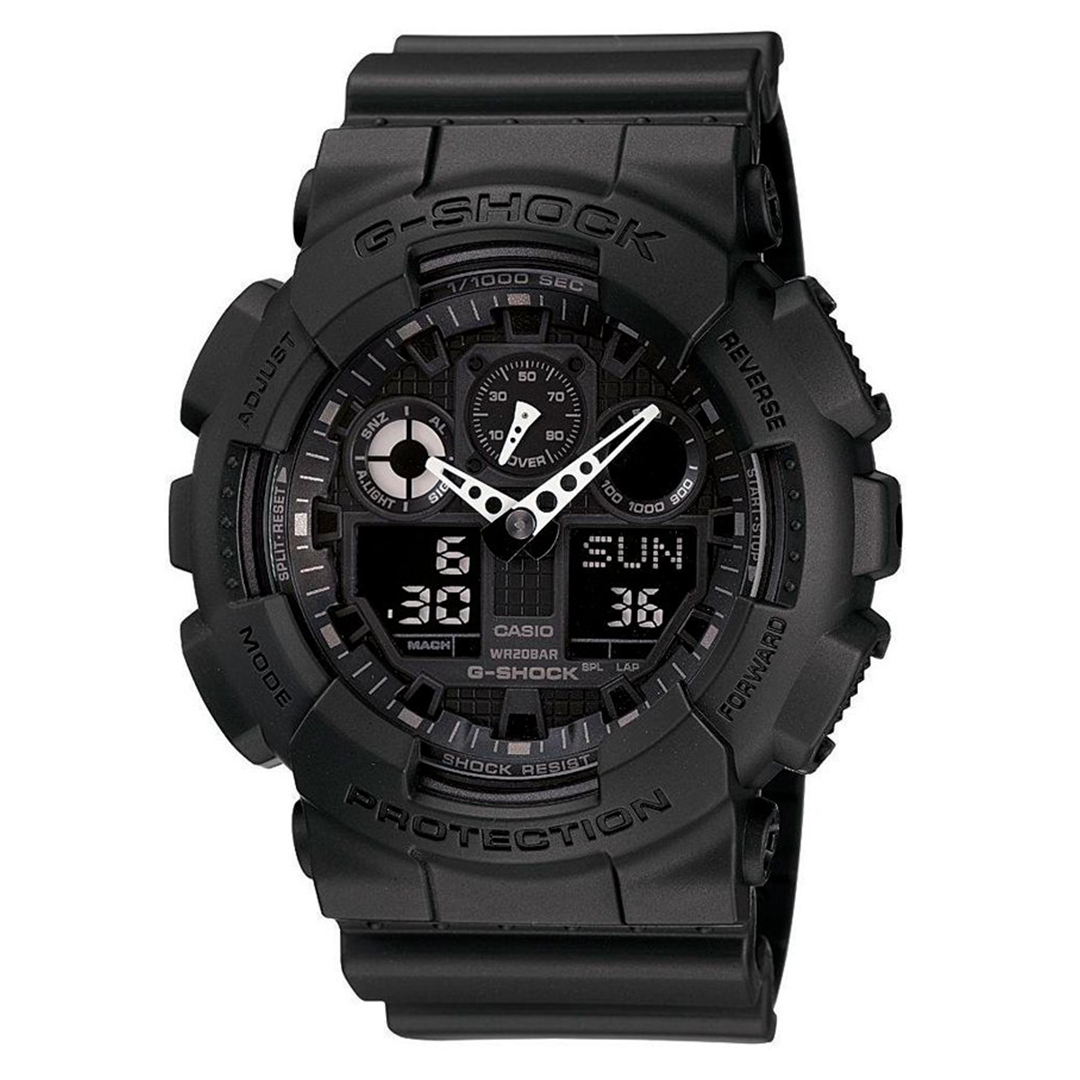 RELOJ G-SHOCK - GA-100 - DEPORTIVO CASUAL NEGRO | G-S-16 | G-S-147 | G-S-200