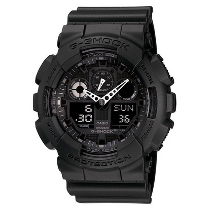 RELOJ G-SHOCK - GA-100 - DEPORTIVO CASUAL NEGRO | G-S-16 | G-S-147 | G-S-200