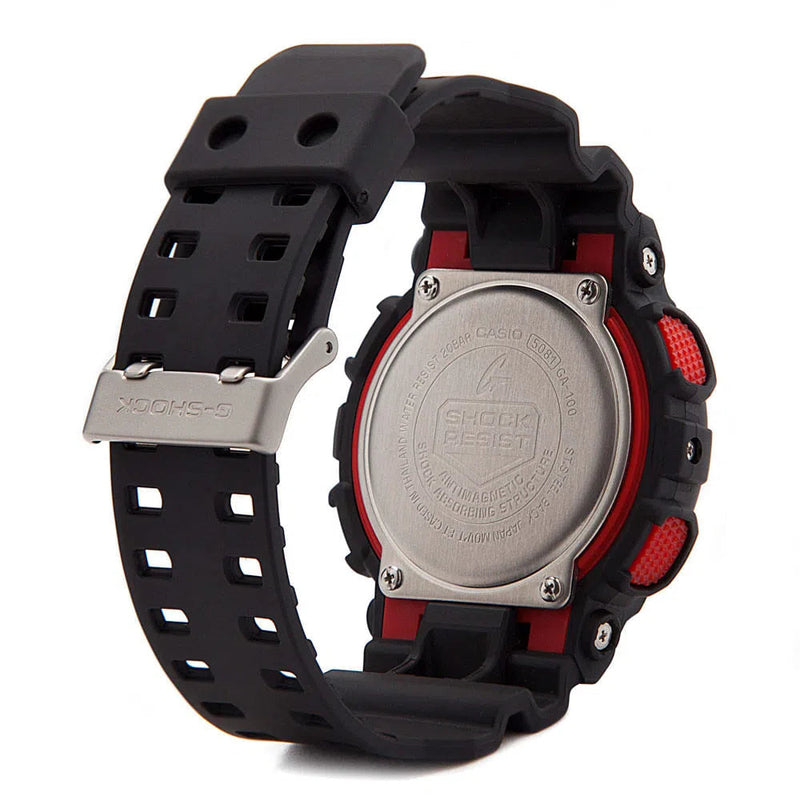 RELOJ G-SHOCK - GA-100 - DEPORTIVO CASUAL NEGRO  PARA HOMBRE | G-S-16 | G-S-147 | G-S-200