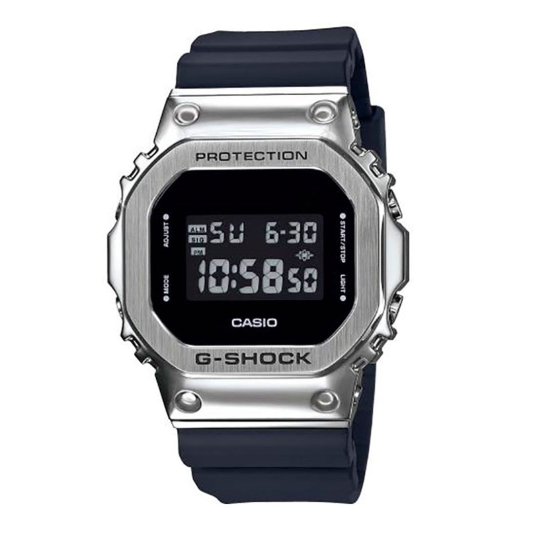 RELOJ G-SHOCK - GM-5600 - DEPORTIVO CASUAL - NEGRO Y PLATEADO | G-S-151 - G-S-79 PARA HOMBRE