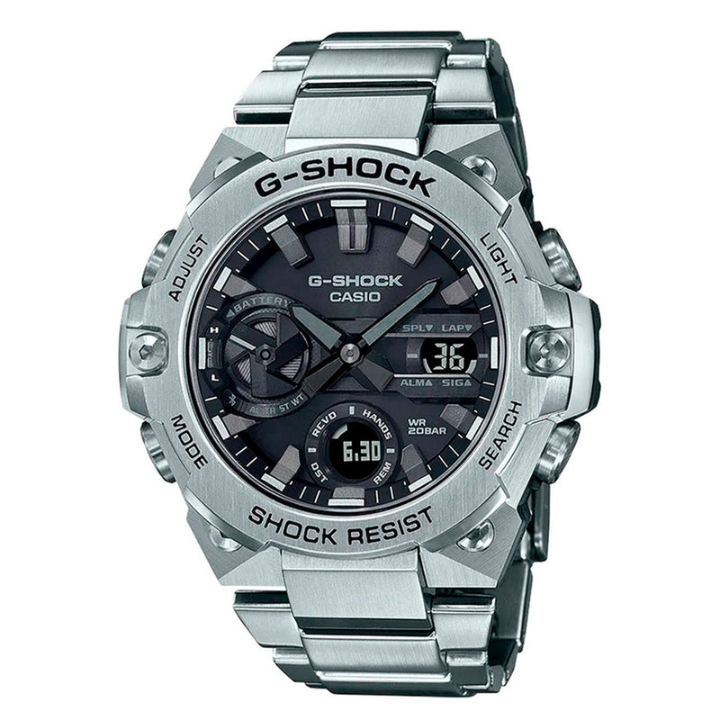 RELOJ G-SHOCK - GST-B100 - ELEGANTE PLATEADO PARA HOMBRE | G-S-81 | G-S-233