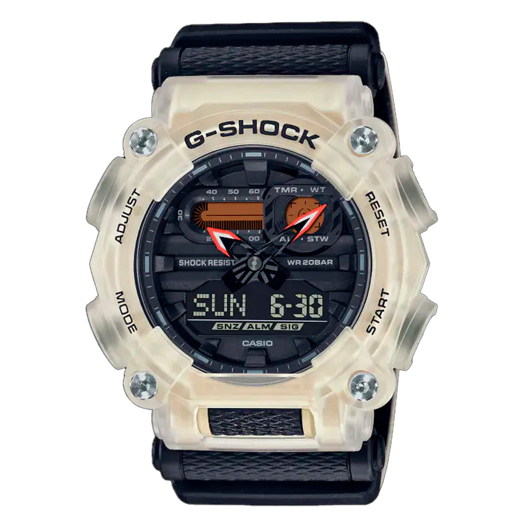 RELOJ G-SHOCK ARMY BLACK - GA-900 - DEPORTIVO CASUAL - BLANCO - NEGRO - DORADO -NEGRO ANARANJADO-1