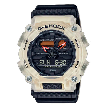 RELOJ G-SHOCK ARMY BLACK - GA-900 - DEPORTIVO CASUAL - BLANCO - NEGRO - DORADO -NEGRO ANARANJADO-1