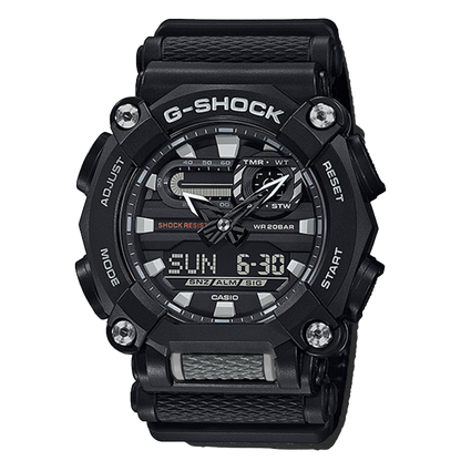 RELOJ G-SHOCK ARMY BLACK - GA-900 - DEPORTIVO CASUAL - BLANCO - NEGRO - DORADO -NEGRO ANARANJADO-12