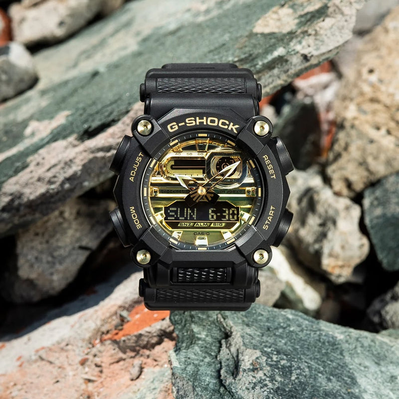 RELOJ G SHOCK ARMY BLACK GA 900 DEPORTIVO CASUAL BLANCO NEGRO