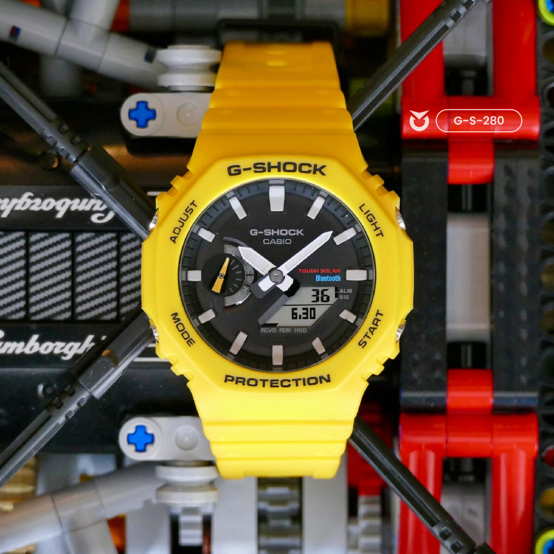 RELOJ G-SHOCK CASUAL AMARILLO  | G-S-280
