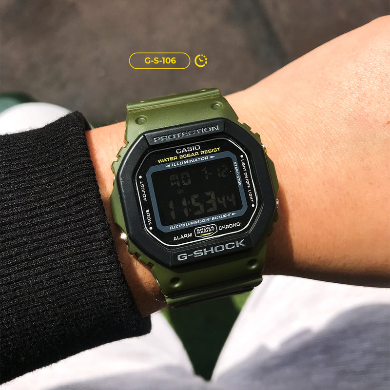 RELOJ G-SHOCK CASUAL VERDE | G-S-106