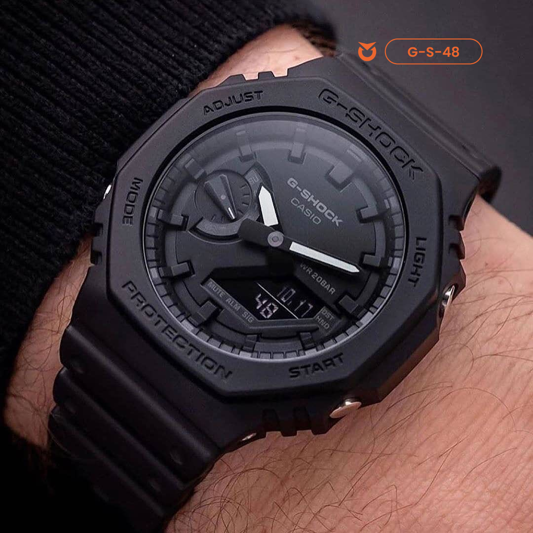 RELOJ G-SHOCK CAUSAL NEGRO GA-2100 - OAK | G-S-48 (3)