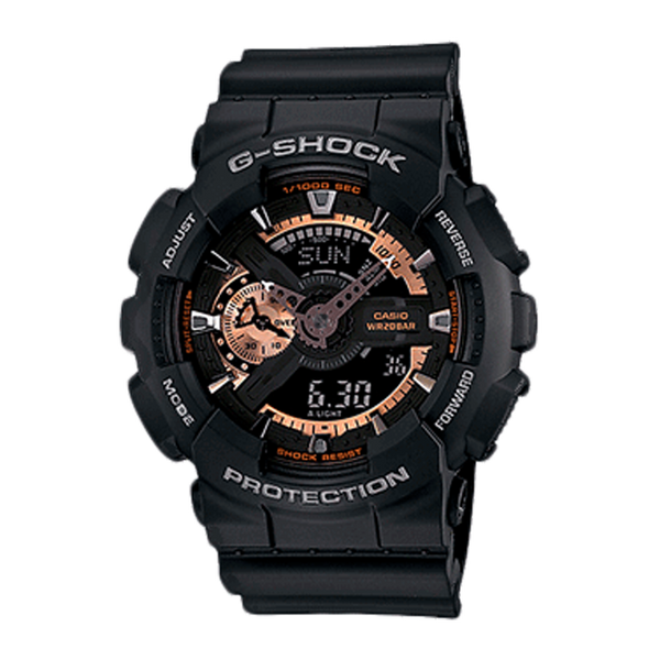 RELOJ G-SHOCK DEPORTIVO - CORREA DE RESINA  PARA HOMBRE| GA-110 TOP