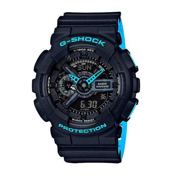 RELOJ G-SHOCK DEPORTIVO - CORREA DE RESINA  PARA HOMBRE| GA-110 TOP