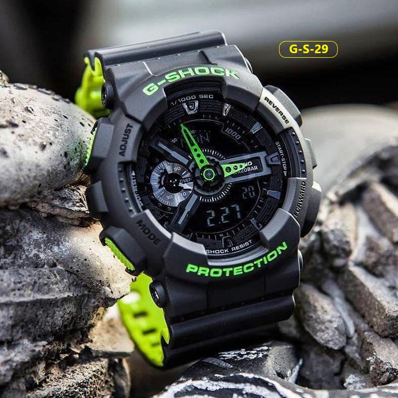 RELOJ G-SHOCK DEPORTIVO - CORREA DE RESINA  PARA HOMBRE| GA-110 TOP