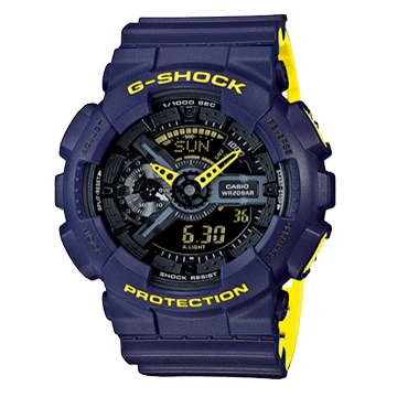 RELOJ G-SHOCK DEPORTIVO - CORREA DE RESINA  PARA HOMBRE| GA-110 TOP