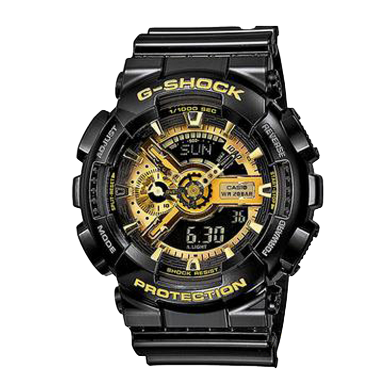 RELOJ G-SHOCK DEPORTIVO - CORREA DE RESINA  PARA HOMBRE| GA-110 TOP