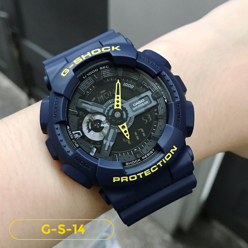 RELOJ G-SHOCK DEPORTIVO - CORREA DE RESINA  PARA HOMBRE| GA-110 TOP