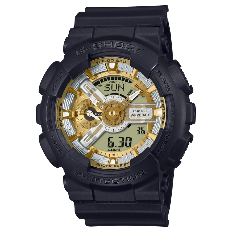 RELOJ G-SHOCK DEPORTIVO - CORREA DE RESINA  PARA HOMBRE| GA-110 TOP