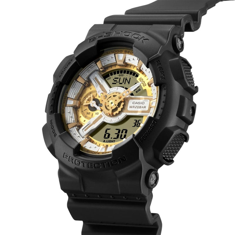 RELOJ G-SHOCK DEPORTIVO - CORREA DE RESINA  PARA HOMBRE| GA-110 TOP