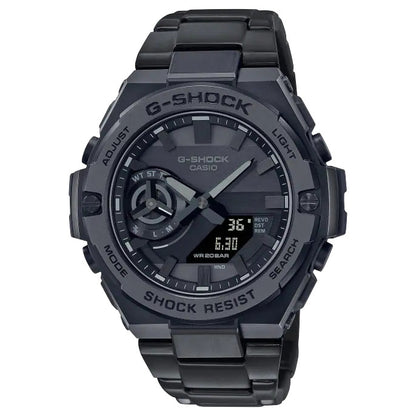 RELOJ G-SHOCK DE ACERO PLATEADO Y NEGRO |  G-S-245 | G-S-252 PARA HOMBRE