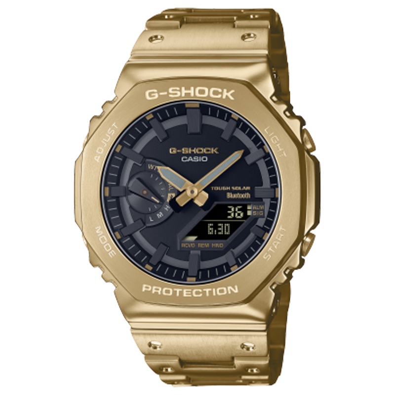 RELOJ G-SHOCK OAK STEEL GOLD ELEGANTE | GA-2100 TOP