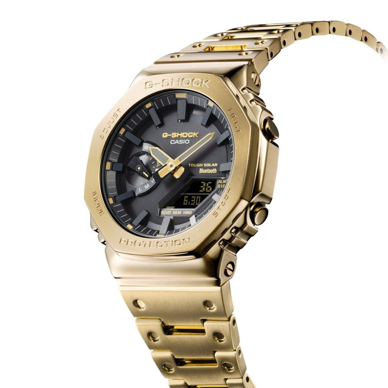 RELOJ G-SHOCK OAK STEEL GOLD ELEGANTE | GA-2100 TOP