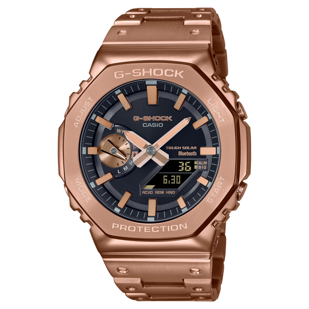 RELOJ G-SHOCK OAK STEEL GOLD ELEGANTE | GA-2100 TOP