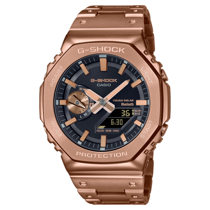 RELOJ G-SHOCK OAK STEEL GOLD ELEGANTE | GA-2100 TOP