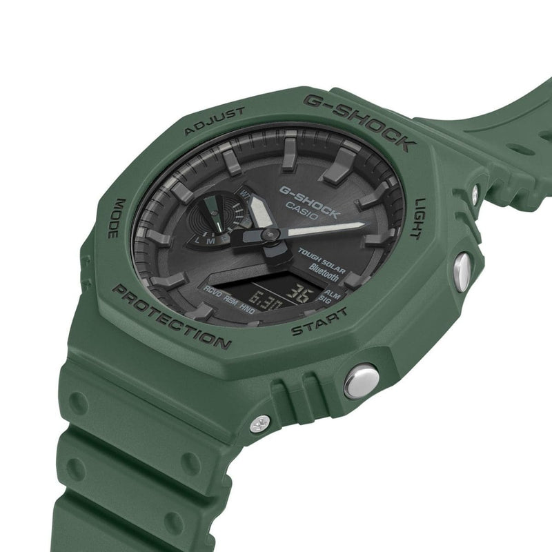 RELOJ G-SHOCK ORIGINAL - TRANSPARENTE VERDE PLATEADO CON NEGRO GA-2100SKE-7A| OG-S-8- OG-S-80 - OG-S-61 - OG-S-65 PARA HOMBRE-1-6
DEPORTIVO CASUAL