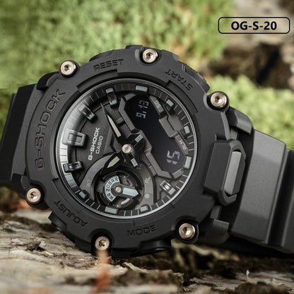 RELOJ G-SHOCK ORIGINAL NEGRO GA-2200BB | OG-S-20-2
DEPORTIVO PARA HOMBRE
