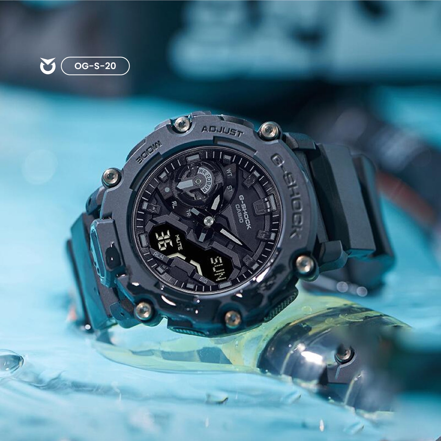 RELOJ G-SHOCK ORIGINAL NEGRO GA-2200BB | OG-S-20-4
DEPORTIVO PARA HOMBRE