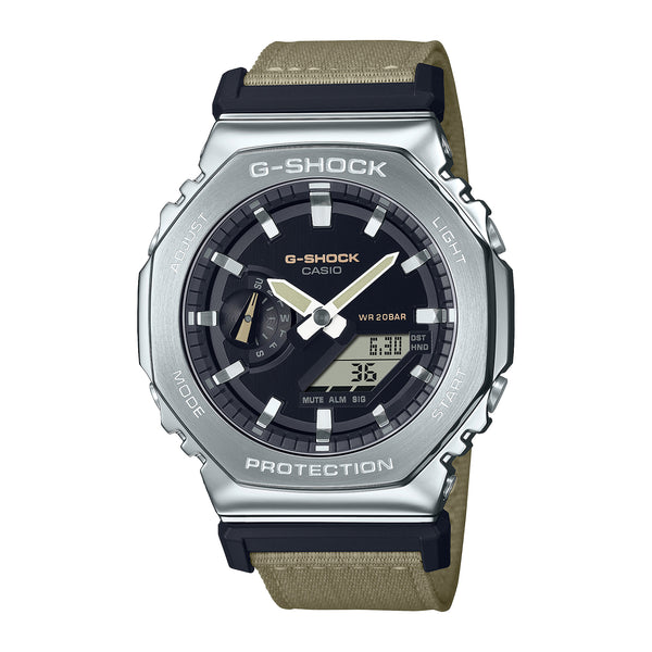 RELOJ G-SHOCK PLATEADO CON BEIGE | G-S-327-1