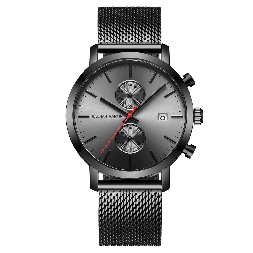 RELOJ HANNAH MARTIN - ELEGANTE AZUL, NEGRO Y DORADO | HAN-16 | HAN-67 | HAN-68 | HAN-91
