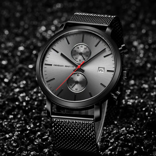 RELOJ HANNAH MARTIN - ELEGANTE AZUL, NEGRO Y DORADO | HAN-16 | HAN-67 | HAN-68 | HAN-91