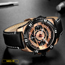 RELOJ MEGIR ORIGINAL - CASUAL NEGRO | MEG-15 PARA HOMBRE