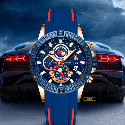 RELOJ MINIFOCUS - DEPORTIVO/CASUAL - AZUL Y ROJO | MIN-5 (3)