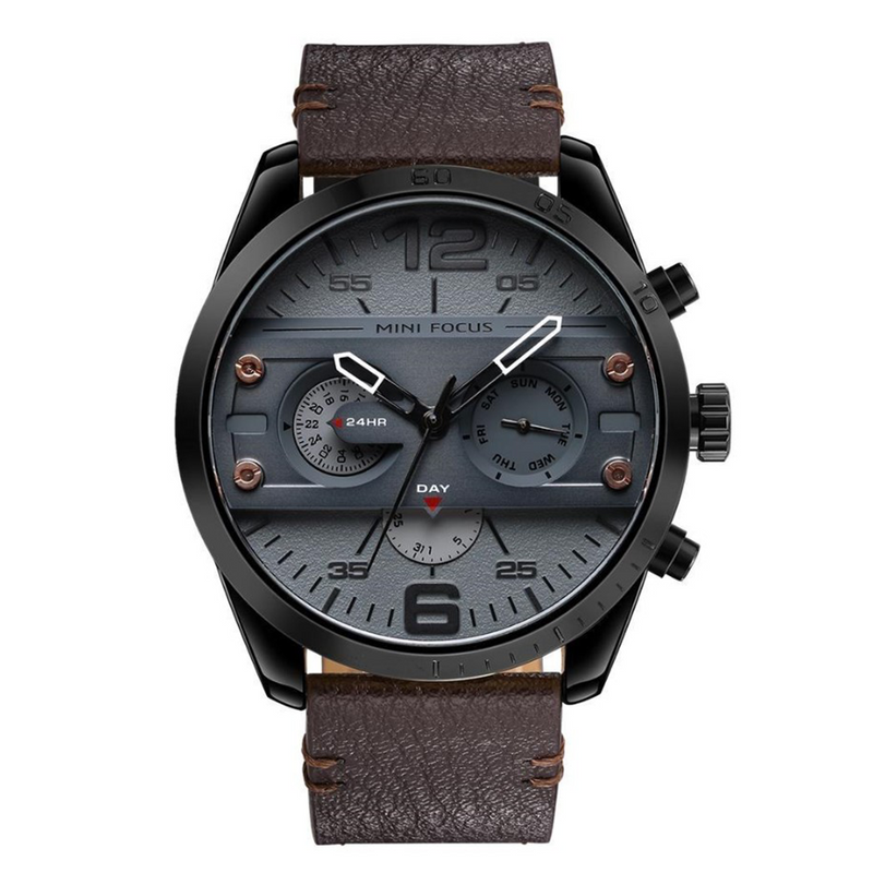 RELOJ MINIFOCUS ORIGINAL CASUAL MARRÓN PARA HOMBRE | MIN-1