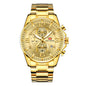 RELOJ MINIFOCUS ORIGINAL ELEGANTES DORADO MF0278G PARA HOMBRE | MIN-15 | MIN-16